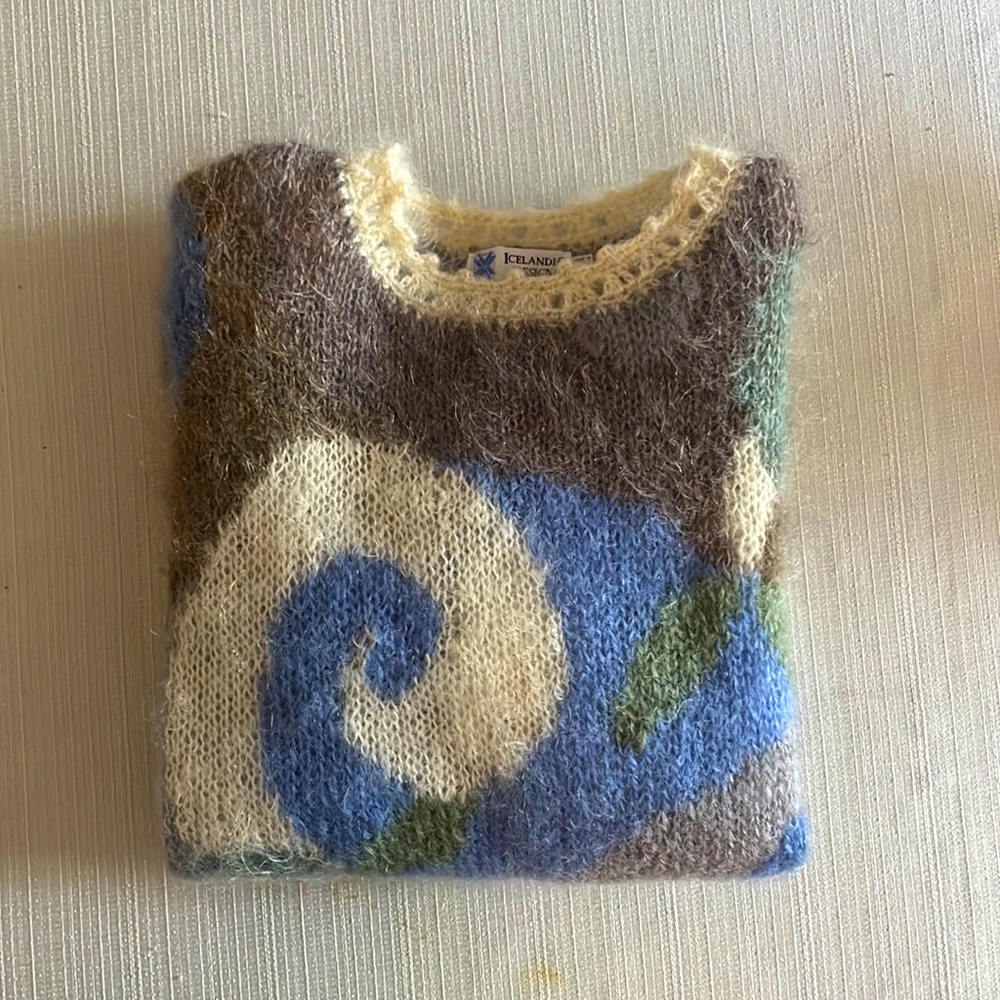 Vintage Mohair/Wool Sweater from Icelandic Design